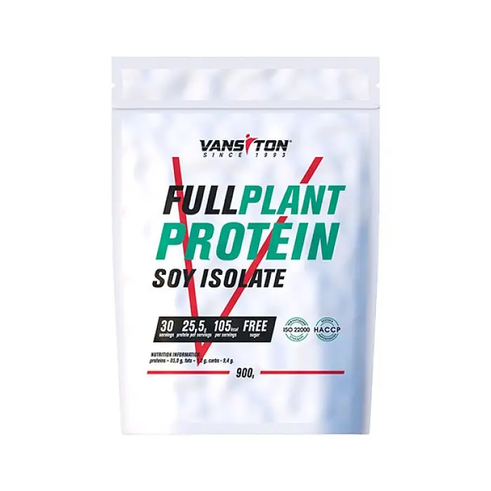 Протеїн Full Plant Protein Soy Isolate, 900 грам Солона карамель Vansiton fit0014060