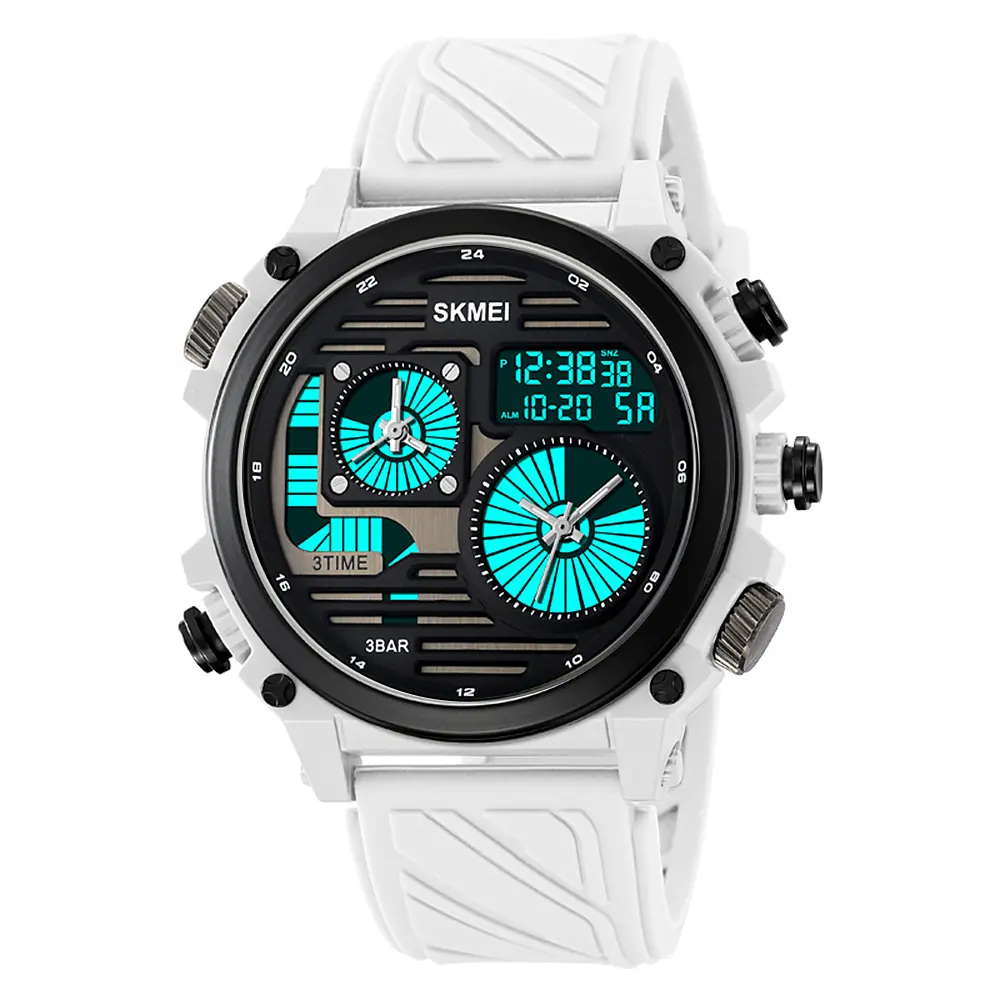 Чоловічий наручний годинник 2202PWT White Skmei acs0030147 - фото 2