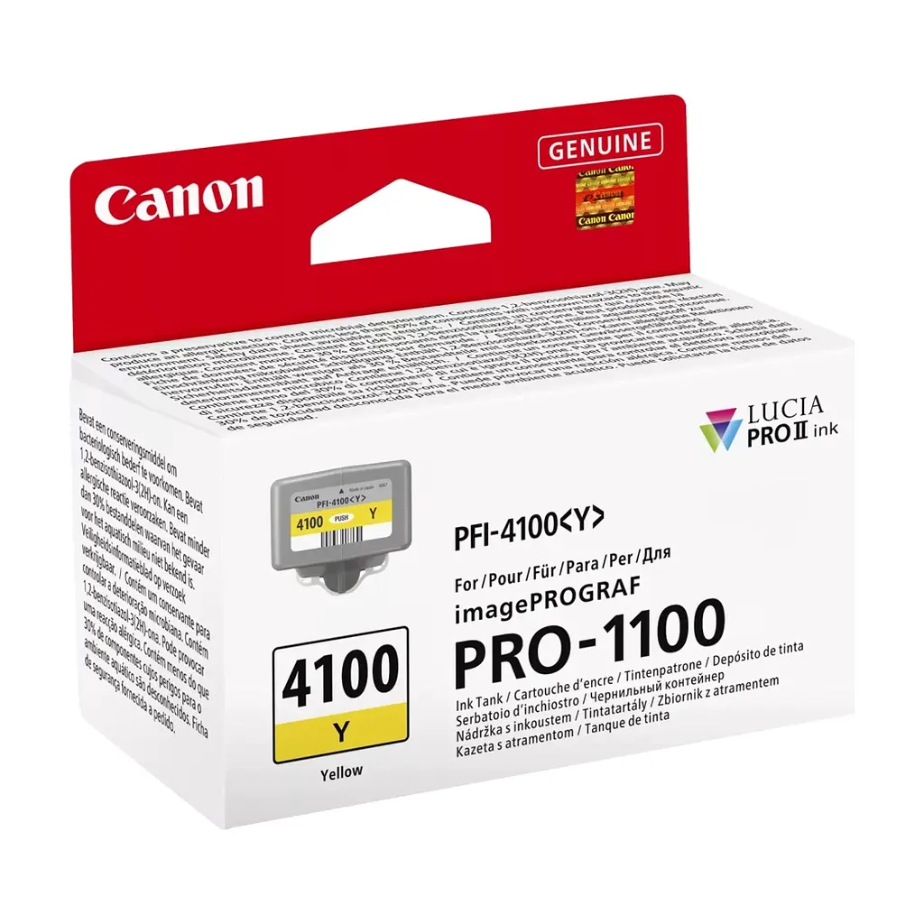 Картридж Canon PFI-4100 Yellow (6780C001) - фото 2