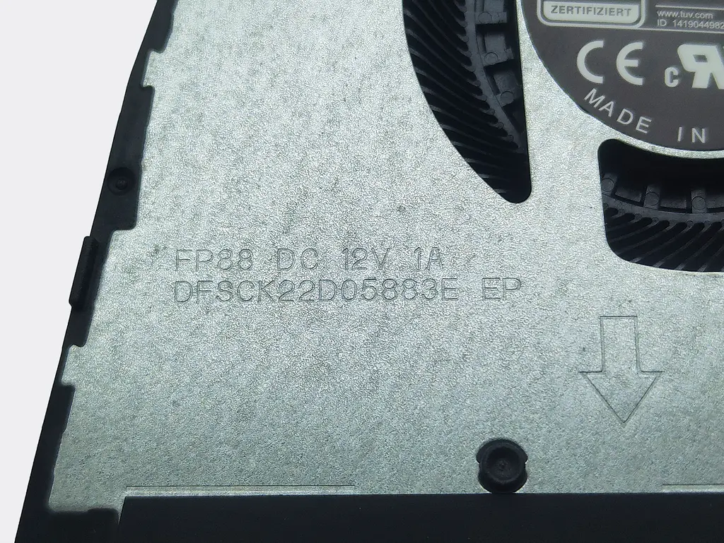 Вентилятор для ноутбука Asus ROG FX507Z, FA507R (DFSCK22D05883E-FP88), DC (12V, 1A), 4pin (для процесора/CPU) - фото 3