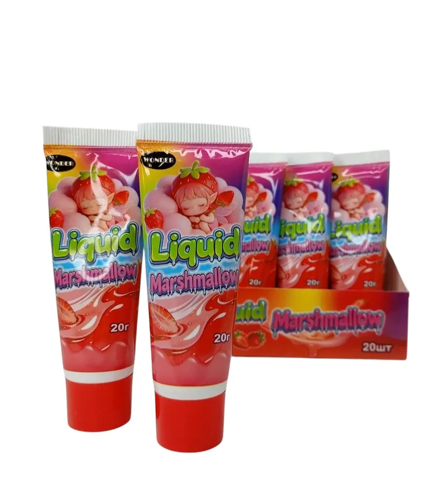 Зефірний тюбик Liquid Marshmallow 20г 20шт