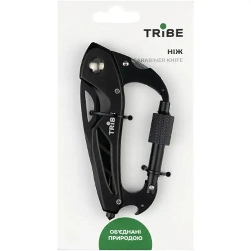 Ніж Tribe Carabiner Knife (T-MG-0014-black) - фото 5
