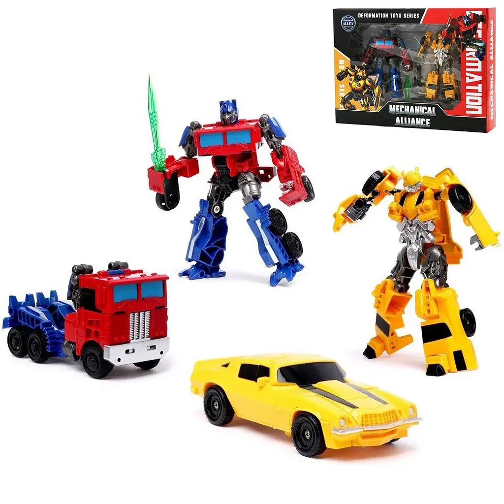 Трансформери Автоботи Оптимус Прайм і Бамблбі Transformers 18 см. - фото 4