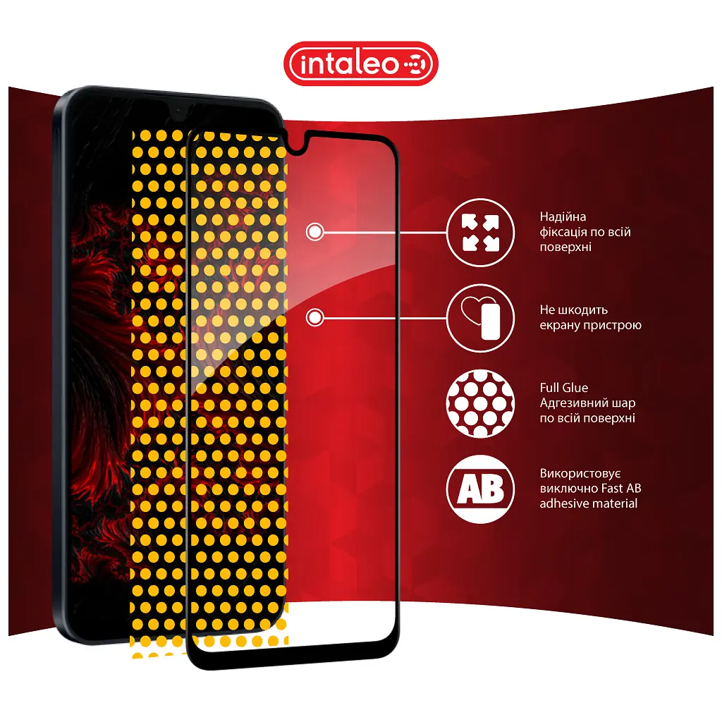 Скло захисне Intaleo Full Glue Samsung A16 Black (1283126598715) - фото 7