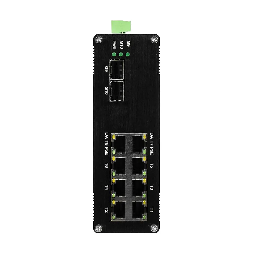 PoE-комутатор 10-портовий керований L2+ E-LINK LNK-IMC208-2.5GPM-SFP+ 2.5G з 8 портами PoE, 240W (73-00139) - фото 2