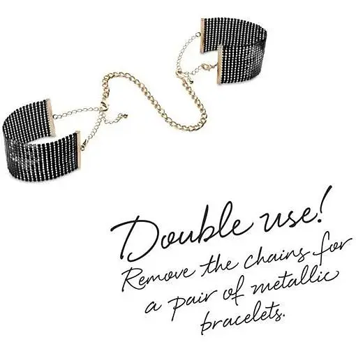 Наручники Bijoux Indiscrets Desir Metallique Handcuffs - Black - фото 5