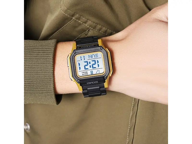 Чоловічий наручний годинник 2264BKGDWT Black-Gold-White Skmei acs0030089 - фото 5