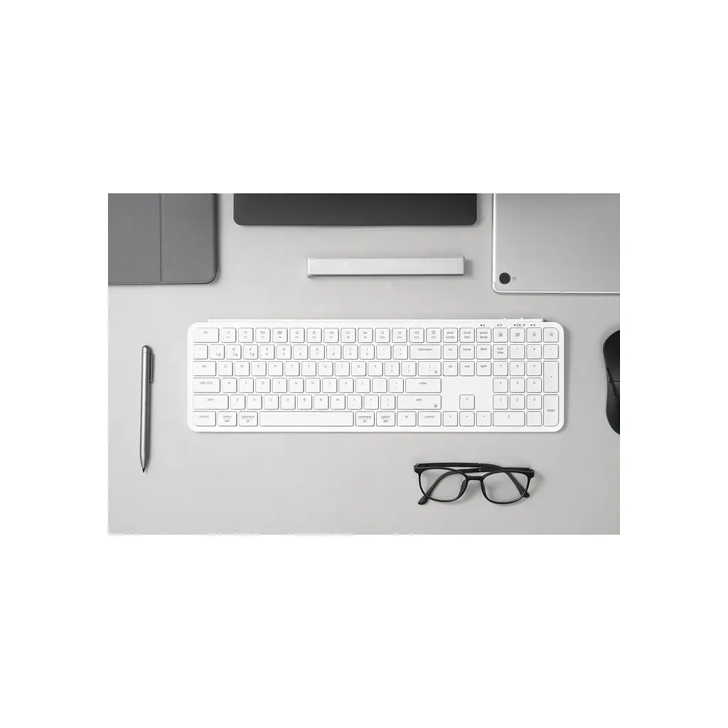 Клавіатура Keychron B6 Pro Wireless/Bluetooth/USB UA Ivory White (B6P-K8-UA) - фото 6