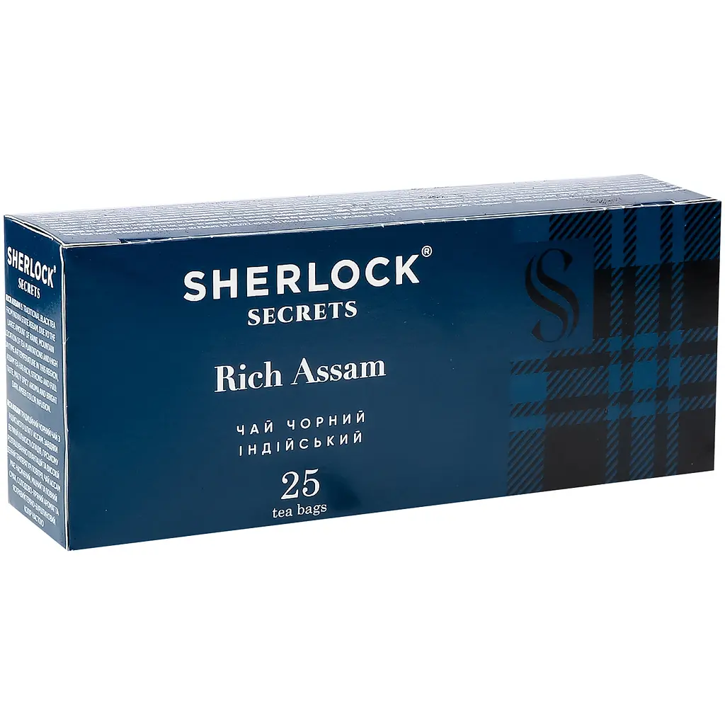 Чай чорний Sherlock Secrets Rich Assam 50 г (25 шт x 2 г) - фото 5