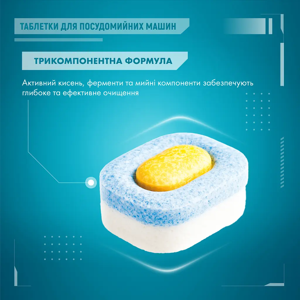 Таблетки для посудомийних машин Maxi Power Nanomatic 36 шт. - фото 4
