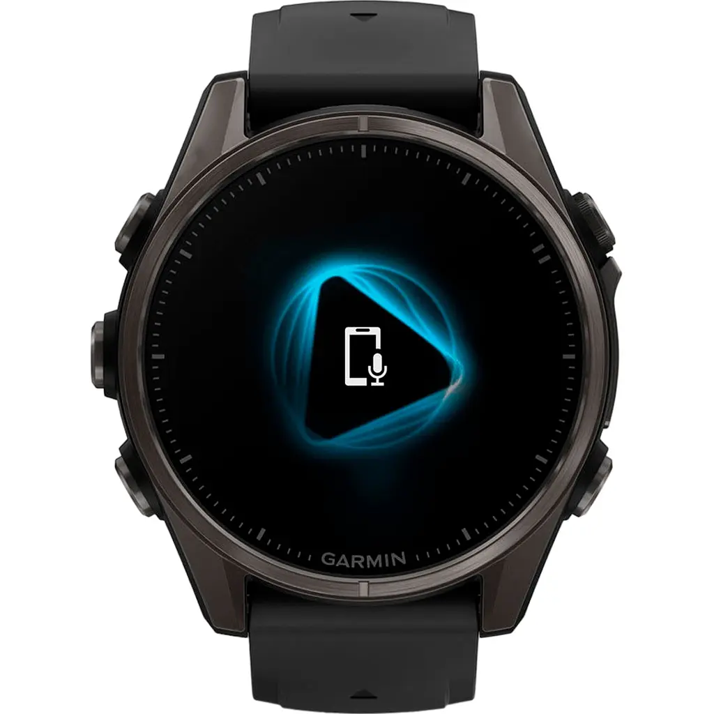 Смарт-годинник Garmin Fenix 8 AMOLED Sapphire 43mm Carbon Gray DLC Titanium with Black/Pebble Gray Silicone Band (010-02903-21) [115064] - фото 7