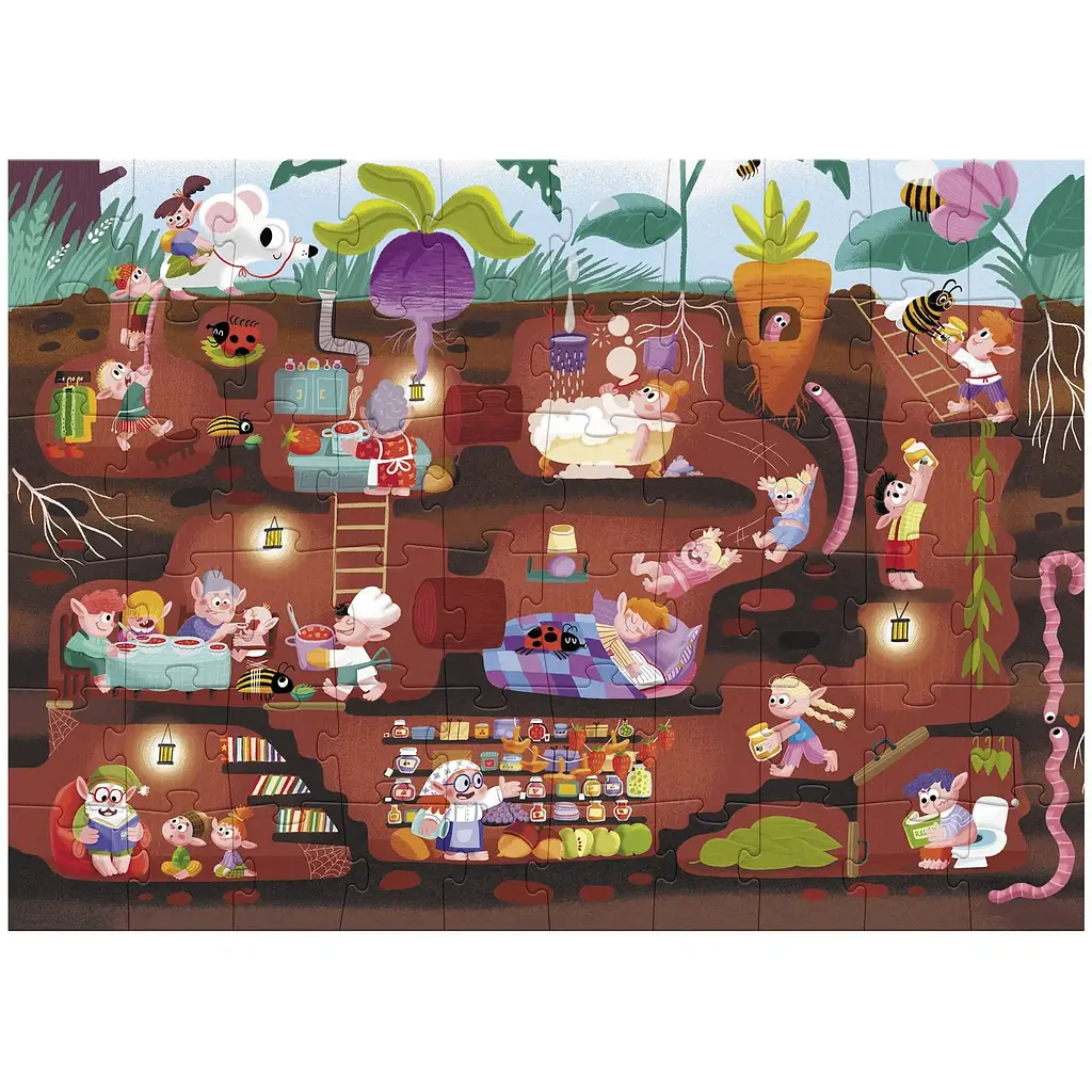 Вімельпазл DoDo Підземне містечко, 60 елементів (300560) - фото 3