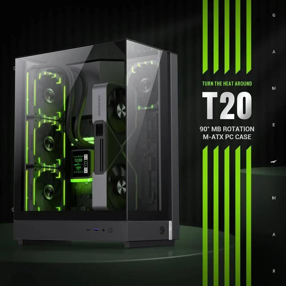 Корпус GameMax T20 BK (T20 BK) - фото 12