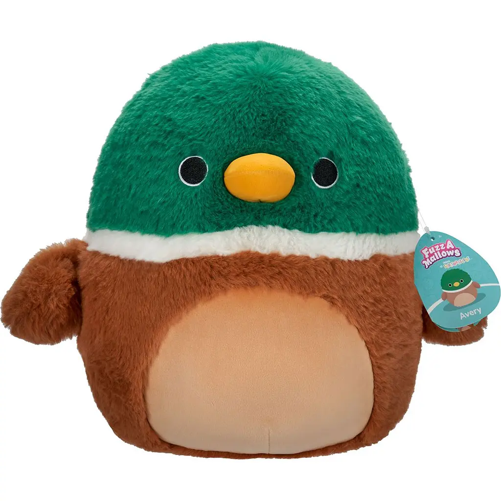 Мягкая игрушка Squishmallows Крестец Эйвери 30 см коричневая с зеленым (SQCR05616) - фото 6