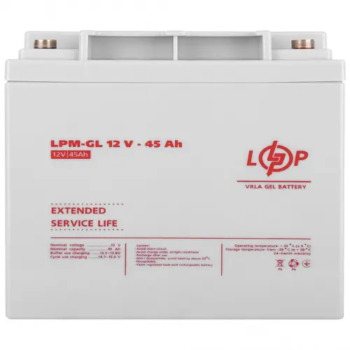 Аккумулятор LogicPower LPM-GL 12V - 45 Ah GEL - фото 4