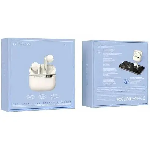 Навушники Borofone Leisure True Wireless BT Headset BW12 Bluetooth зелені - фото 3