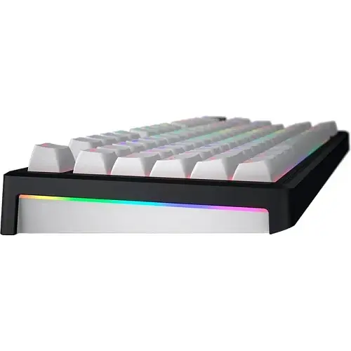 Клавіатура бездротова Hator Skyfall 80, White/Black, Bluetooth 5.3 / USB 2.4 GHz / USB, механічна (перемикачі Aurum Lemon), 84 кнопки, RGB підсвічування, 4000 mAh, EN/UA (HTK3180UA) - фото 4