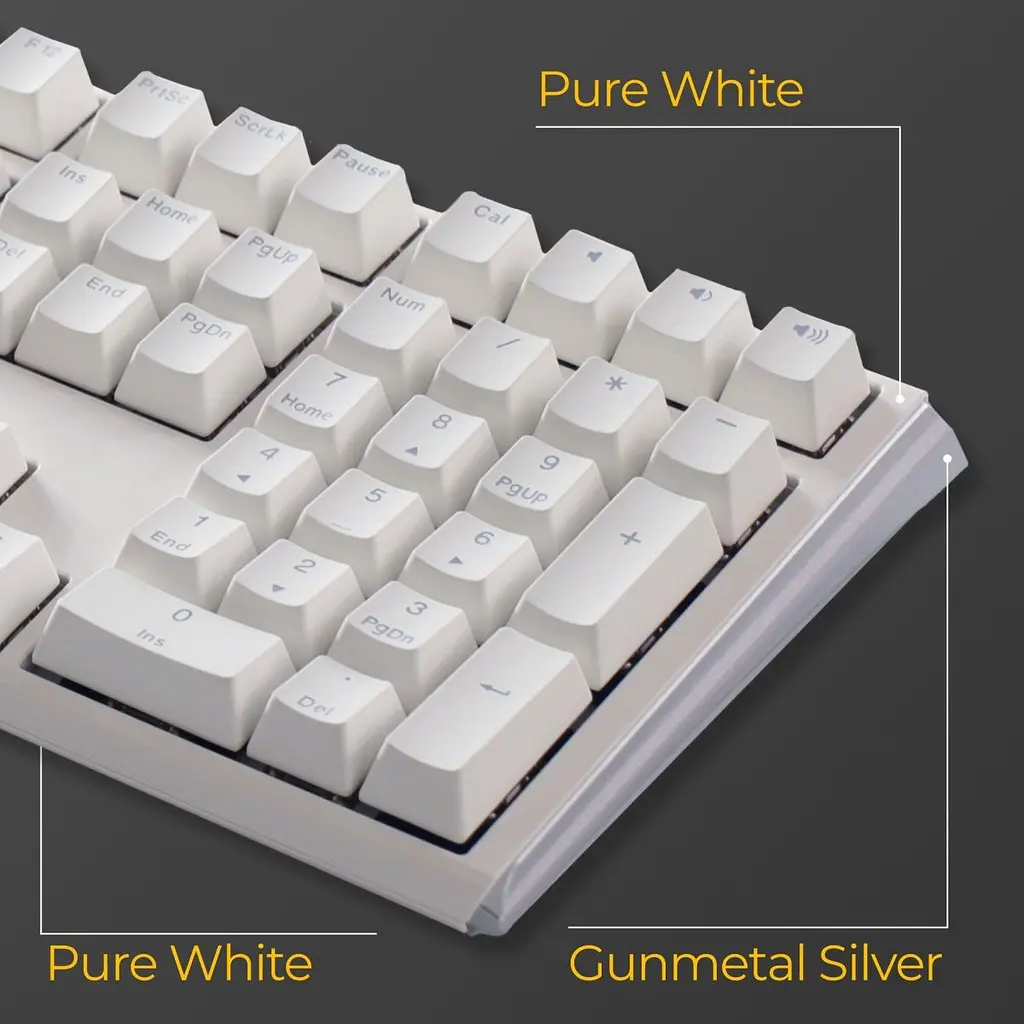 Клавіатура Ducky One 3 Cherry MX Blue RGB White (DKON2108ST-CUAPXPWWWSC1) UA [126072] - фото 11