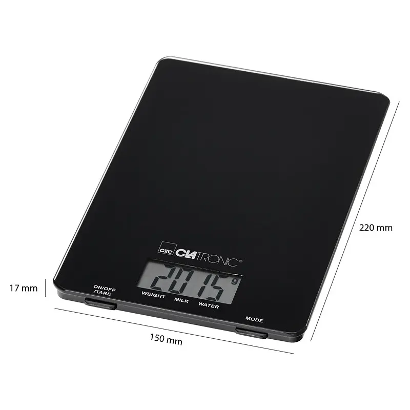 Ваги кухонні Clatronic KW 3626 Black - фото 2