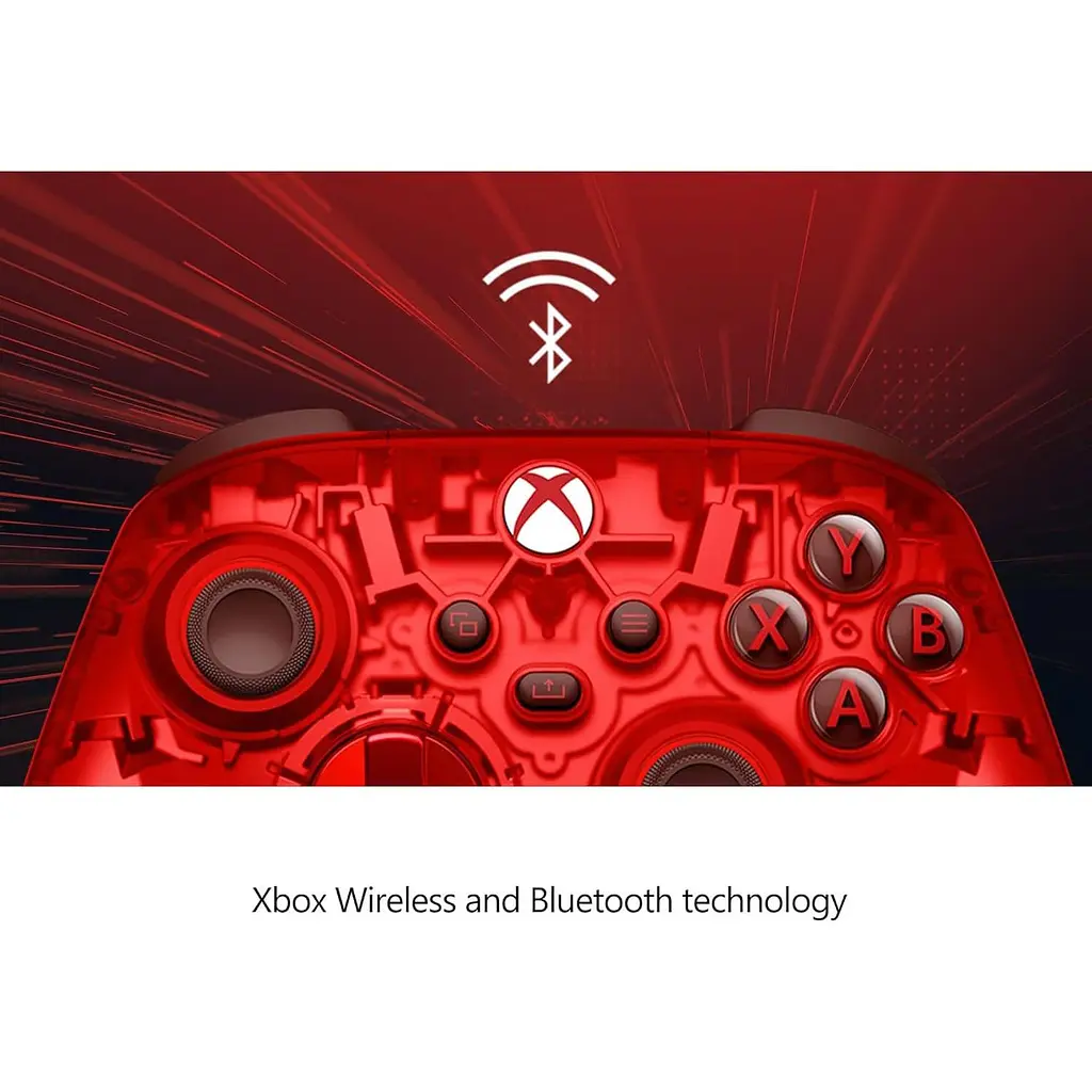 Геймпад Microsoft Xbox Wireless Controller Pulse Cipher Red (QAU-00165) - фото 9