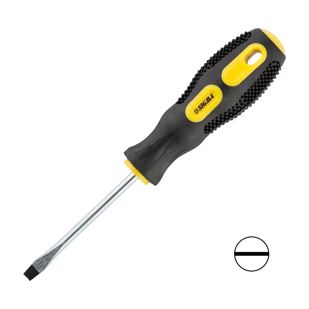 Викрутка Sigma шліцьова CrV SL5.0 × 75 мм (4006341)