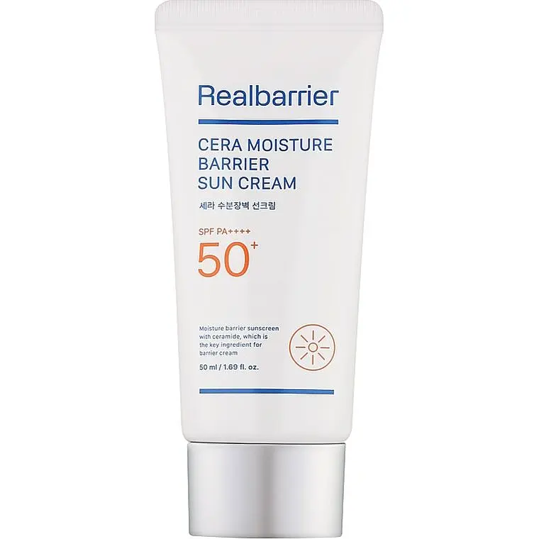 Барьерный солнцезащитный крем Real Barrier Cera Moisture Barrier Sun Cream SPF50+ PA++++ 50 мл - фото 2