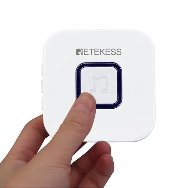 Кнопка виклику медсестри, персоналу бездротова Retekess TH004, до 80 метрів, 38 мелодій (100536) - фото 5