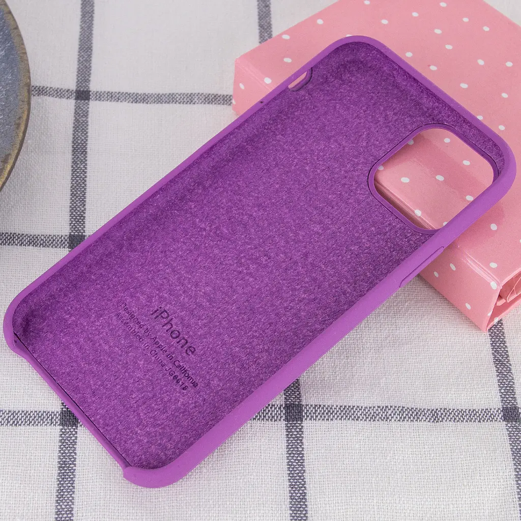 Чохол Silicone Case AA для Apple iPhone 11 Pro 5.8" Фіолетовий / Grape - фото 3