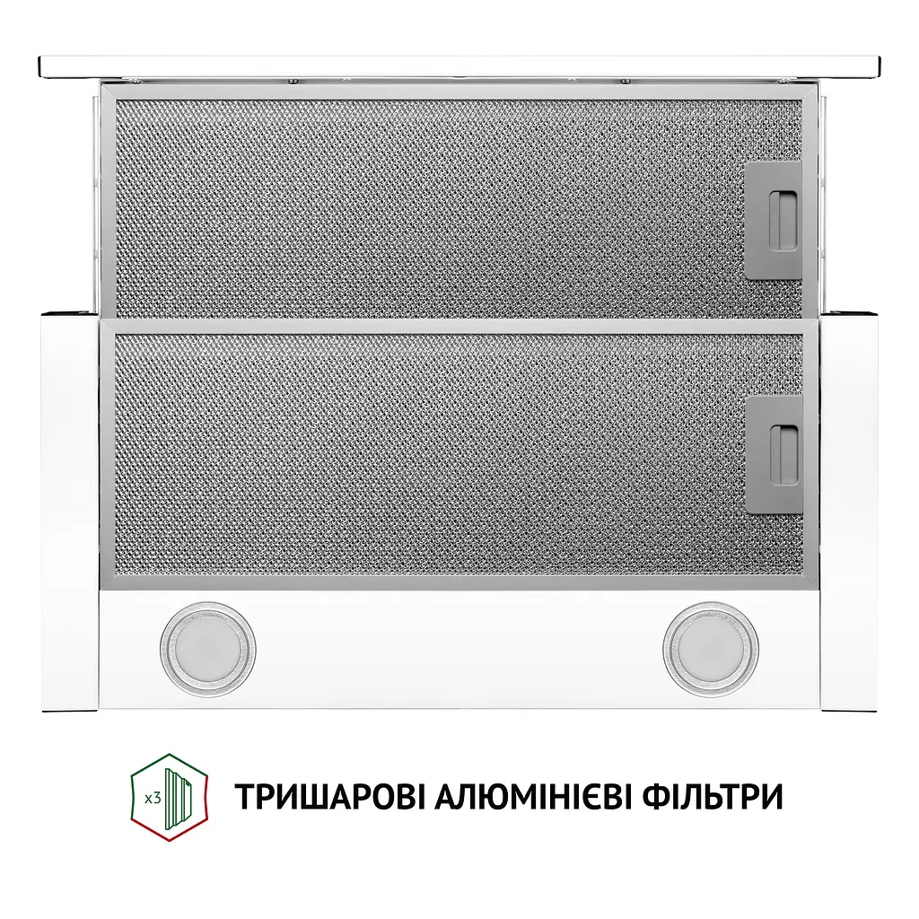 Витяжка телескопічна Perfelli TL 6212 WH 700 LED - фото 7