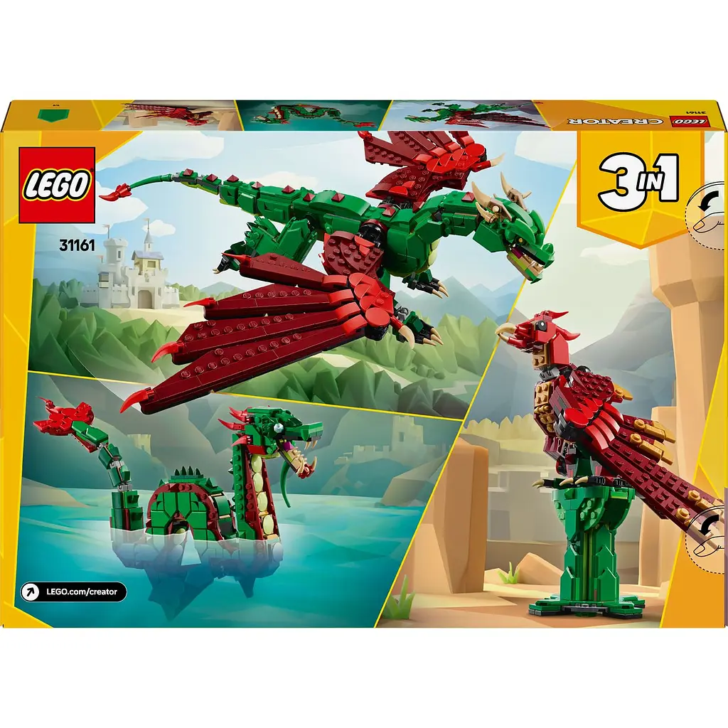 Конструктор LEGO Creator Середньовічний дракон 715 деталей (31161) - фото 2