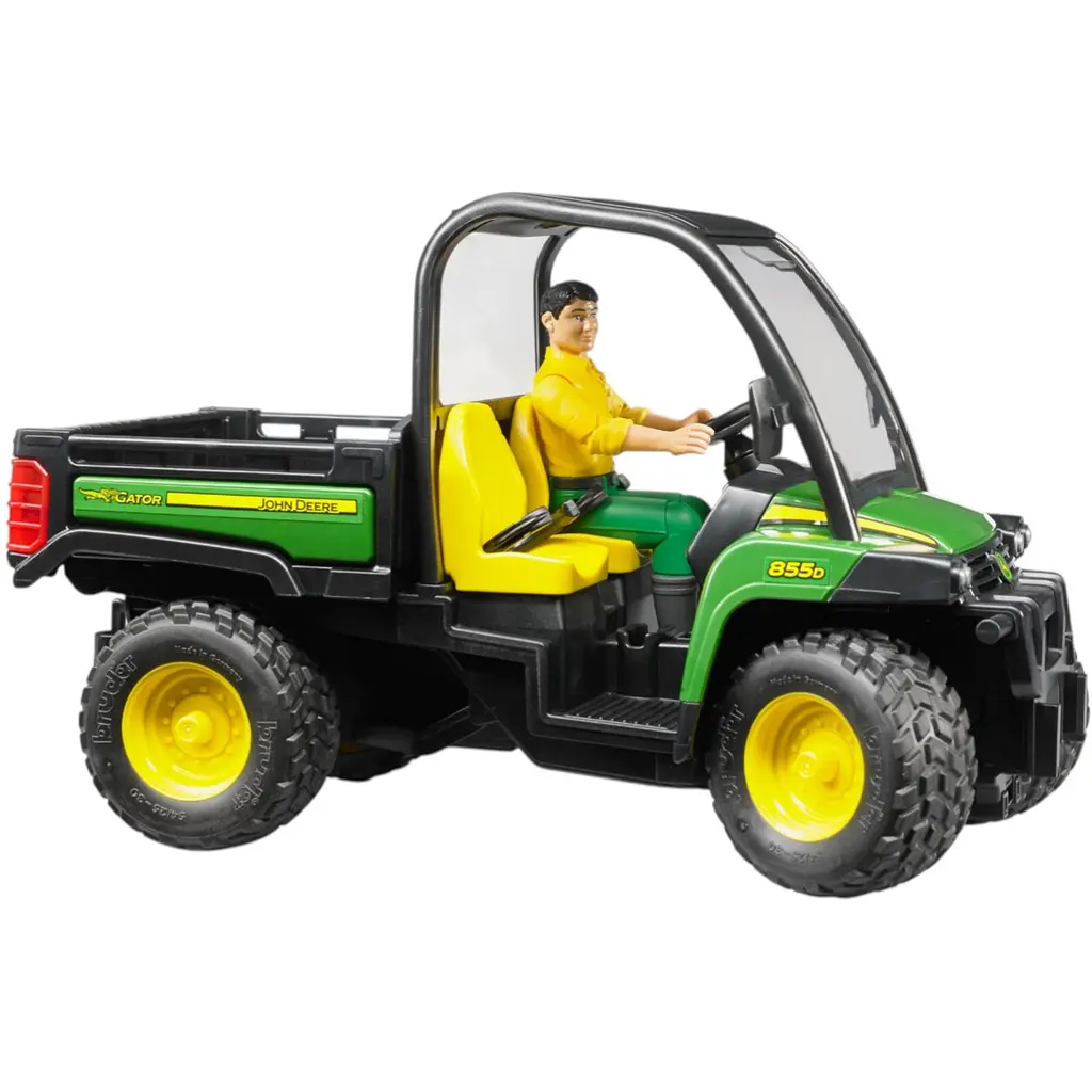 Уцінка. Набір іграшковий Bruder Автомобіль John Deere Gator XUV 855D з фігуркою (2490)  - фото 2