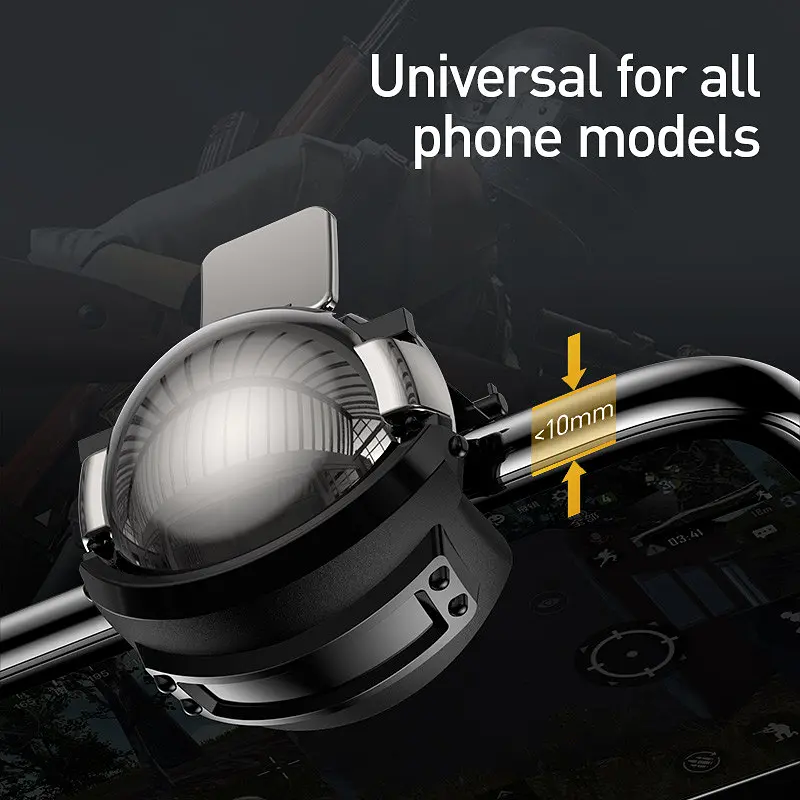 Контроллер триггер игровой BASEUS PUBG Gadget GA03 Level 3 Helmet черный - фото 6