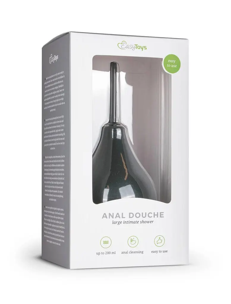 Анальний душ Easytoys Black Anal Douche-Large - фото 4