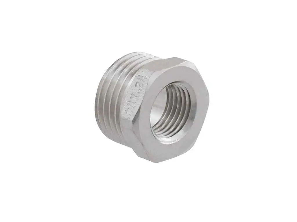 Футорка RAFTEC 1/2"Зх1/4"В латунь, ЗВ, DN15х8, нікель, F01001 - фото 4