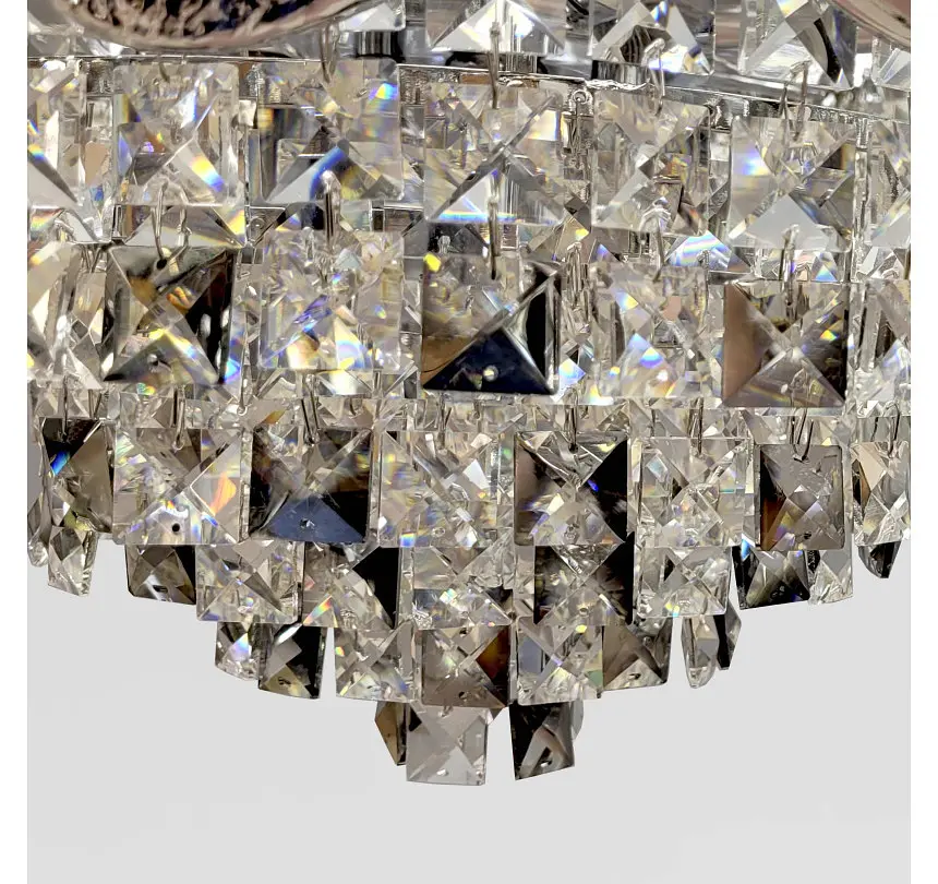 Компактна кришталева люстра Artlight 8836/50CH, хром, 11 ламп E14, Ø49 см, від 10-18 м² - фото 5