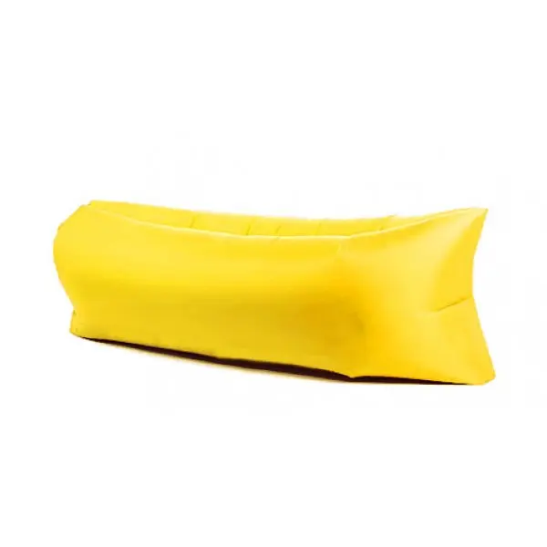 Диван надувний з подушкою лежак крісло 150х70см подушка 70х30см UKC AIR Sofa 4 жовтий - фото 2