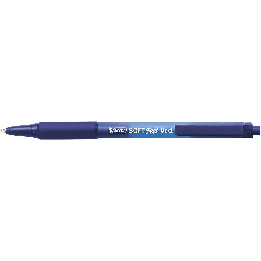 Ручка кулькова BIC Soft Feel Clic Grip, синій, 1 шт. (8373982) - фото 3