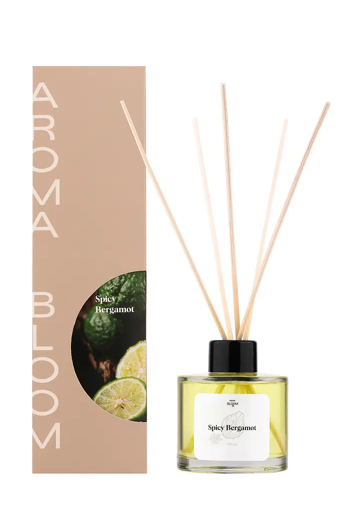 Аромадифузор для дому Aroma Bloom Spicy Bergamot (Пряний бергамот) 100 мл - фото 3
