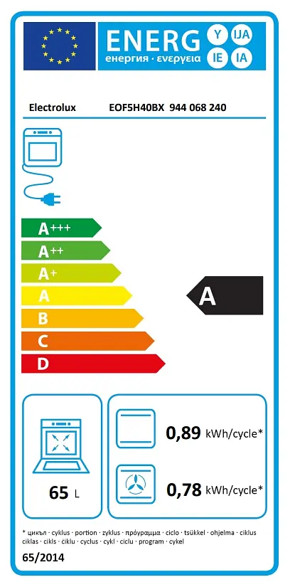 Духова шафа Electrolux EOF5H40BX - фото 10