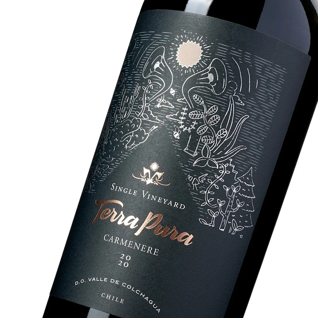 Вино Terra Pura Carmenere Single Vineyard червоне сухе 0.75 л - фото 5