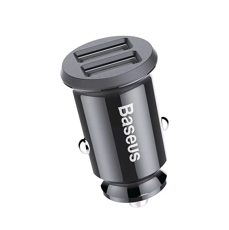 АЗП Baseus Grain 3.1A (2USB-A) (CCALL-ML) Чорний - фото 3