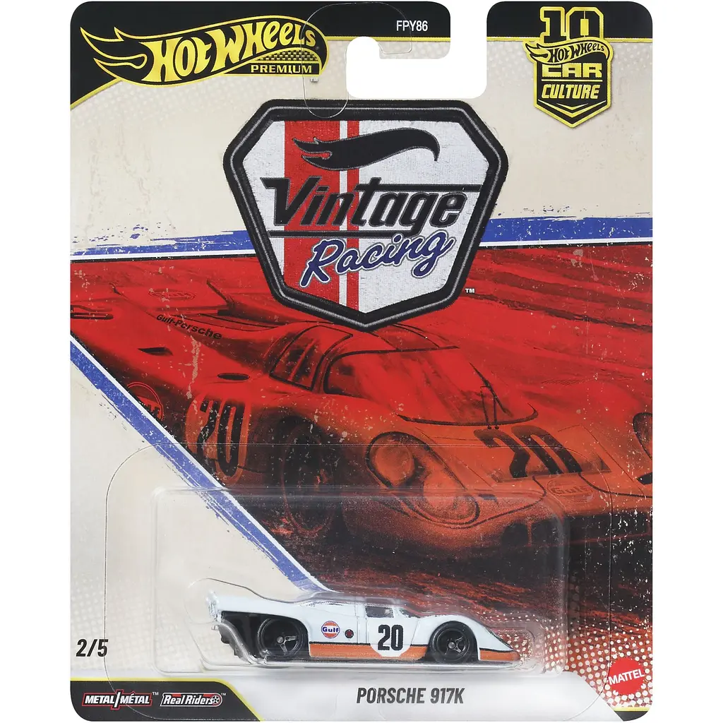 Колекційна модель машинки Hot Wheels Porsche 917 K серії Car Culture (JKF03) - фото 5