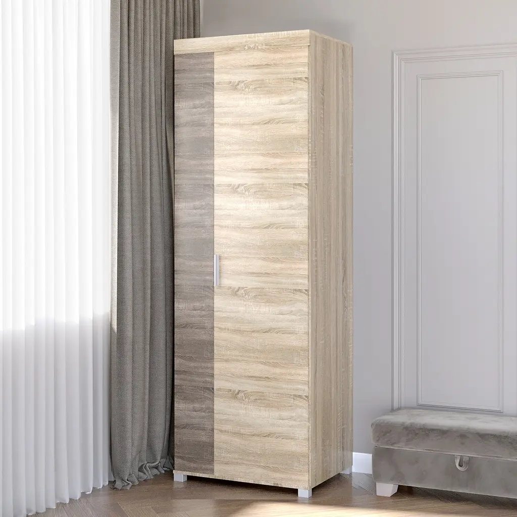 Шафа розстібна для дому Еверест Британія ШП-3 Сонома/Трюфель (DTM-2304) - фото 3