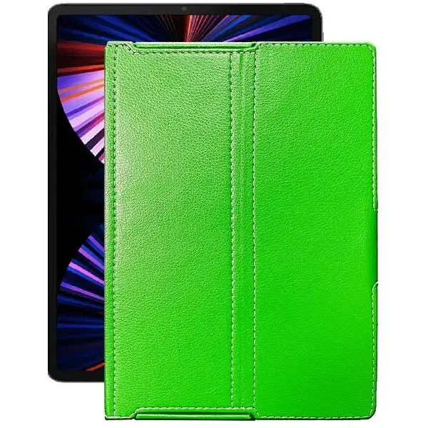 Чехол StatusCASE из экокожи для планшета Apple iPad Pro 5 12,9 2021, 2022 Зеленый - фото 1