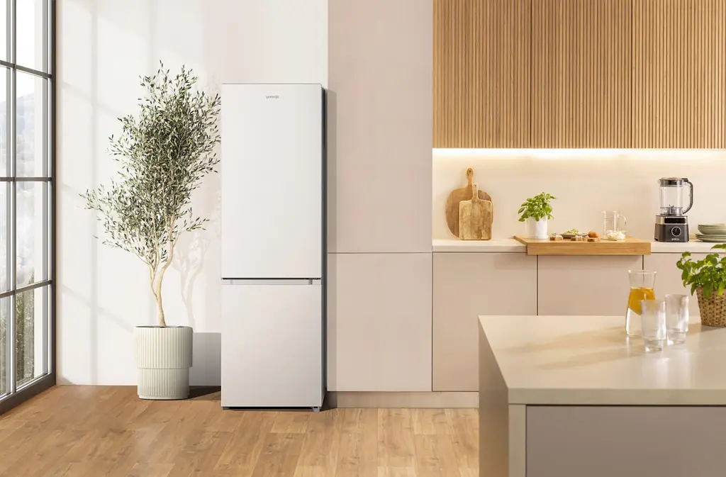 Холодильник Gorenje з нижн. мороз. камерою, 180х55х56см, 2 дв., Х-198л, М-66л, A+, ST, Інвертор, Білий - фото 4