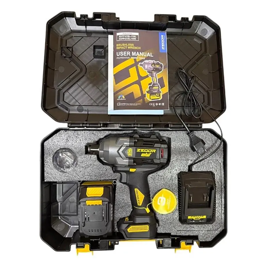 Гайковерт ударний акумуляторний Zegor SDPP-21BL-1600 21V Profesional/безщітковий двигун/реверс/з підсвічуванням - фото 9