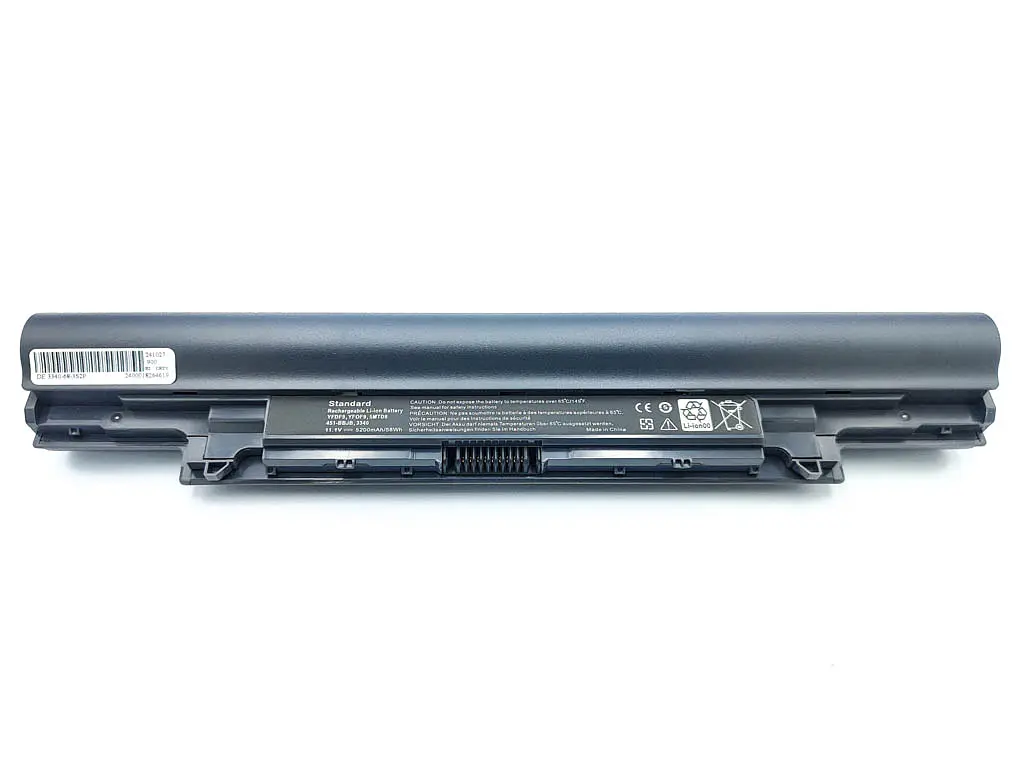 Акумулятор YFDF9 для ноутбука Dell Latitude 3340, 3350 (YFOF9, HGJW8) (11.1V 5200 mAh) Gray. - фото 2