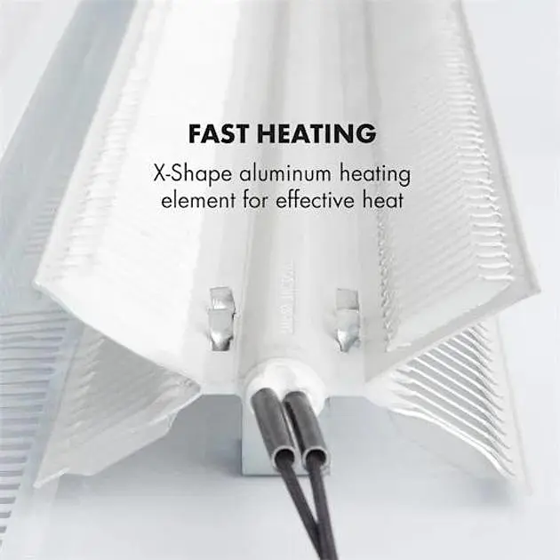 Конвекционный обогреватель Klarstein Bornholm Curved 1000/2000 Вт белый (10033062) - фото 7