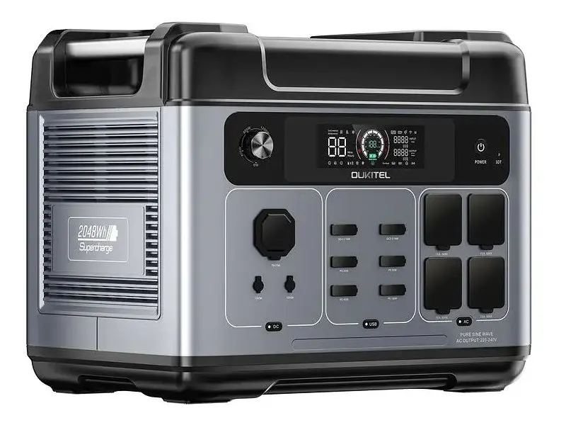 Зарядна станція Oukitel P2001E PLUS 2400W (P2001E PLUS) - фото 3