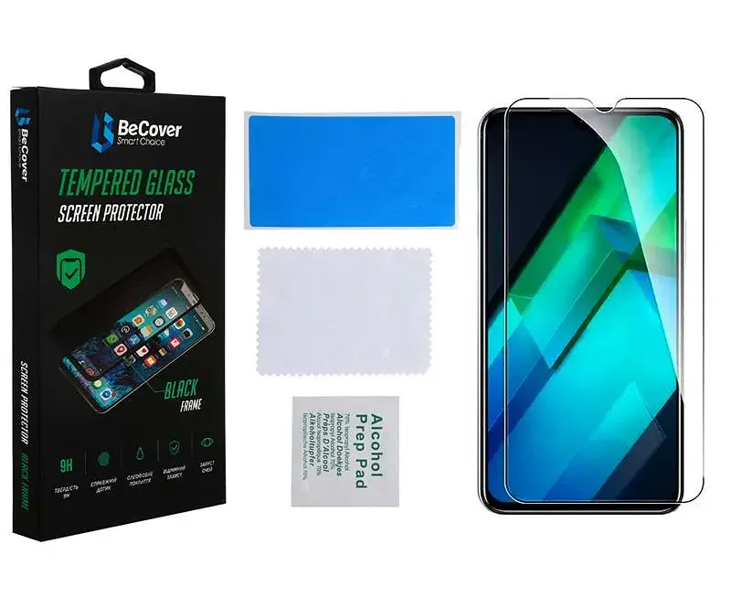 Захисне скло BeCover для Infinix Note 12 (X663D) 3D Crystal Clear Glass (708088) - фото 2